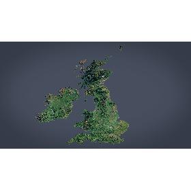 British Isles Photorealistic 23K 3D model